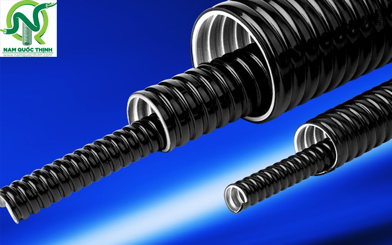 Ống xoắn ruột gà thép bọc nhựa PVC