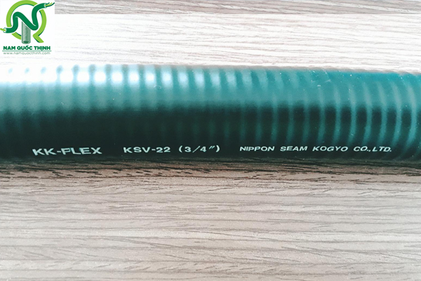 Ống ruột gà lõi thép bọc nhựa ksv 22 cao cấp