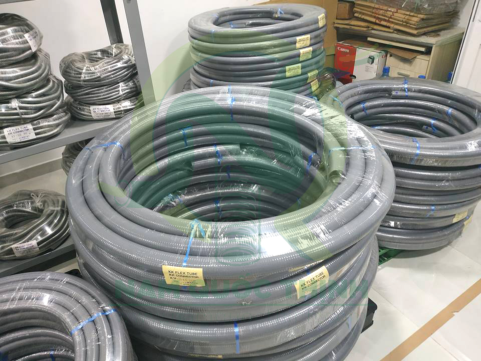 Ống ruột gà lõi thép bọc nhựa chống cháy nổ