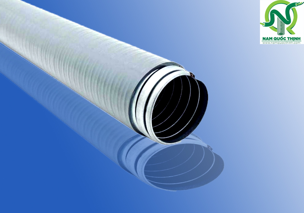 Ống ruột gà lõi thép bọc nhựa loại dày D25 chống thấm nước dầu cao cấp